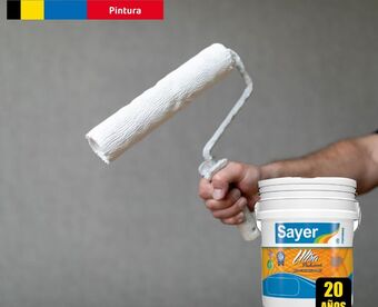 Sodimac Homecenter Pintura acrilica ultra satinada blanco 19l oferta