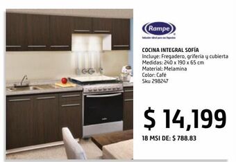 Cocina integral sofía 2.4 m