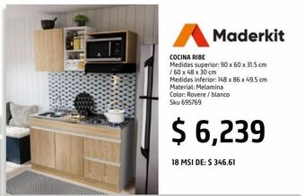Sodimac Homecenter Cocina integral 1.50m ribe oferta