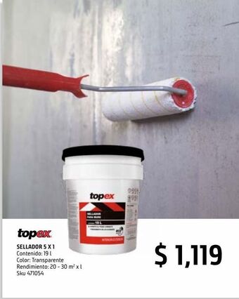 Sodimac Homecenter Sellador 5 x 1 topex 19l oferta