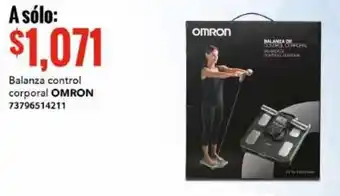 City Club Omron Balanza Corporal oferta