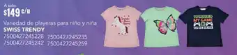 City Club Swiss Trendy Variedad de Playeras para Niño y Niña oferta
