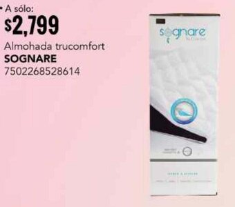 City Club Sognare Almohada Trucomfort oferta