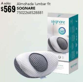 City Club Sognare Almohada Lumbar Fit oferta