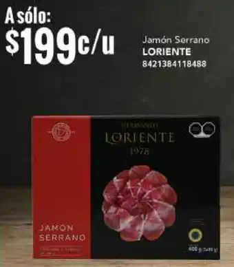 City Club Jamón Serrano Loriente oferta