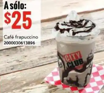 City Club Café Frappuccino City Club oferta