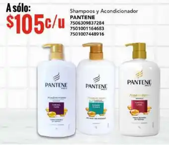 City Club Shampoos y Acondicionador Pantene 1L oferta