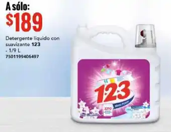 City Club Detergente Líquido con Suavizante 1-2-3 9L oferta