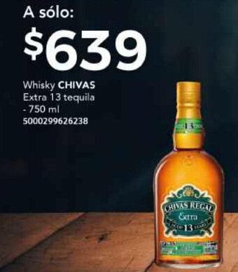 City Club Whisky Chivas Regal Extra 750ml oferta