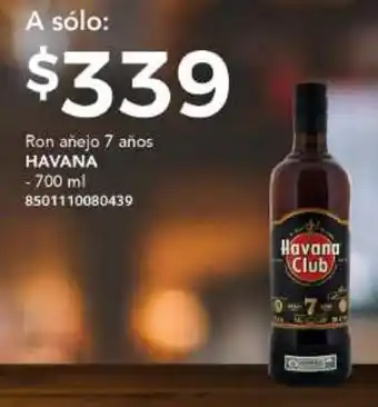 Ron Añejo 7 Años Havana Club 700ml