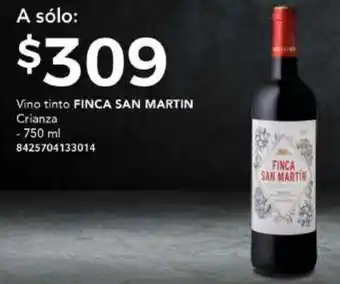 City Club Vino Tinto Finca San Martin Crianza 750ml oferta