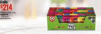 City Club Botana Surtido Minis Sabritas 50 pzas oferta