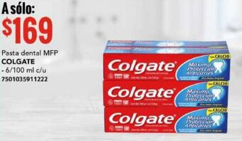 City Club Pasta Dental MFP Colgate 6/100ml oferta