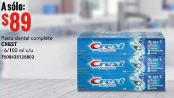 City Club Pasta Dental Complete Crest 6/100ml oferta