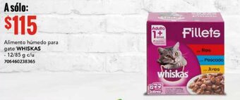 City Club Alimento Húmedo para Gato Whiskas 12/85g oferta