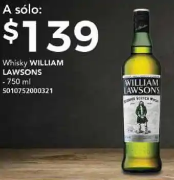 Whisky William Lawson's 750ml