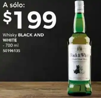 Whisky Black and White 700ml