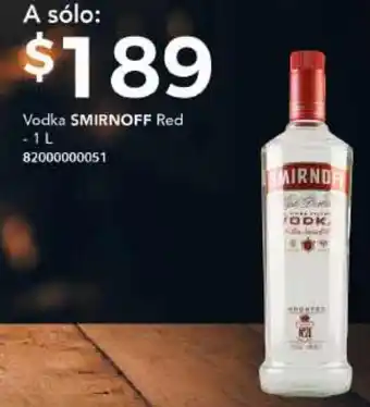 Vodka Smirnoff Red 1L