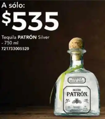 City Club Tequila Patrón Silver 750ml oferta
