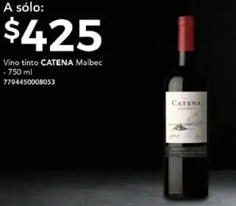City Club Vino Tinto Catena Malbec 750ml oferta
