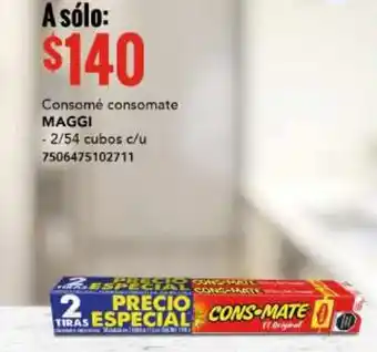 Consomé Cons-mate Maggi 2/54 cubos