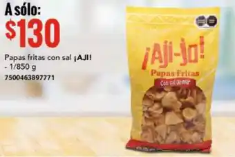 Papas Fritas con Sal Aji-Jo 850g