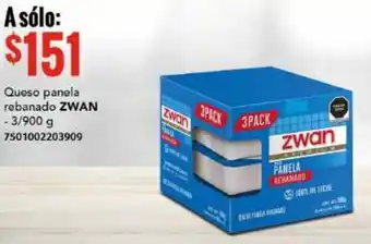 Queso Panela Rebanado Zwan 3/900g