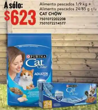 City Club Alimento Pescados Cat Chow 9kg +24/85kg oferta