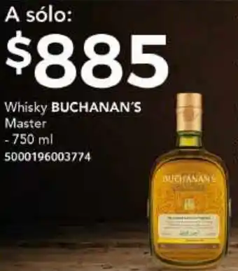 City Club Whisky Buchanan's Master 750ml oferta