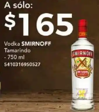 City Club Vodka Smirnoff Tamarindo 750ml oferta