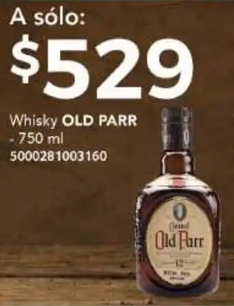 City Club Whisky Old Parr 750ml oferta