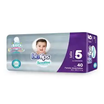 Farmacon Pañales bbtips etapa 5 40 unidades oferta