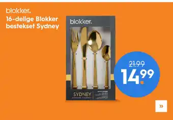 Blokker 16-delige bestekset Sydney aanbieding