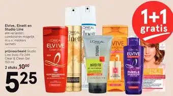 Etos Elvive, Elnett en Studio Line 150ml aanbieding