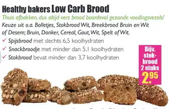 Gezond & Wel Healthy bakers low carb brood aanbieding