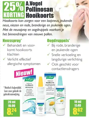 Gezond & Wel A.vogel pollinosan hooikoorts aanbieding