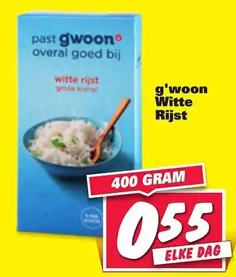 Nettorama g'woon Witte rijst 400 gram aanbieding