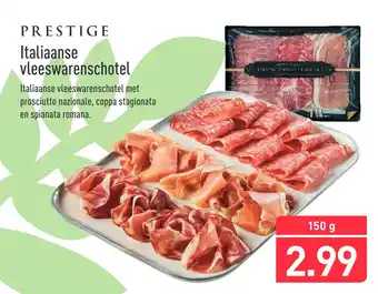 ALDI Prestige Italiaanse Vleeswarenschotel 150g aanbieding