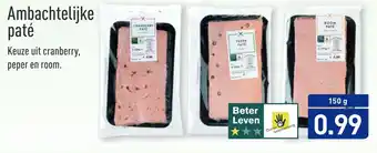 ALDI Ambachtelijke paté 150g aanbieding