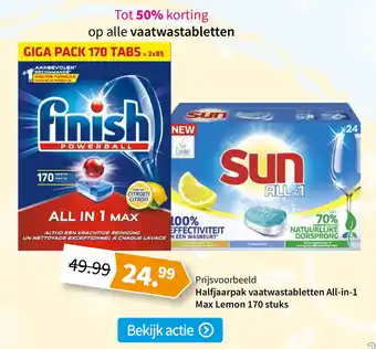 Plein.nl op alle vaatwastabletten aanbieding