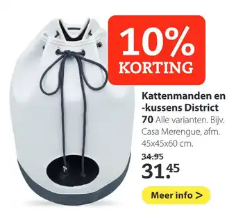 Pets Place Kattenmanden en -kussens District aanbieding