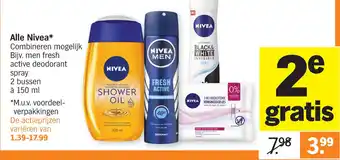 Albert Heijn Alle Nivea 150ml aanbieding