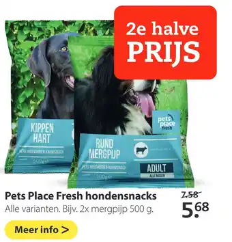 Pets Place Pets place fresh hondensnacks aanbieding