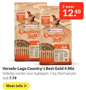 Pets Place Versele-laga country's best gold 4 mix aanbieding