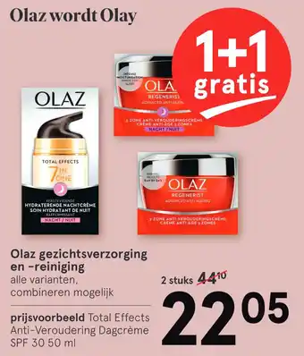 Etos Olaz gezichtsverzorging en -reiniging 50ml aanbieding