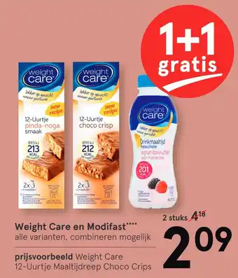 Etos Weight Care en Modifast aanbieding