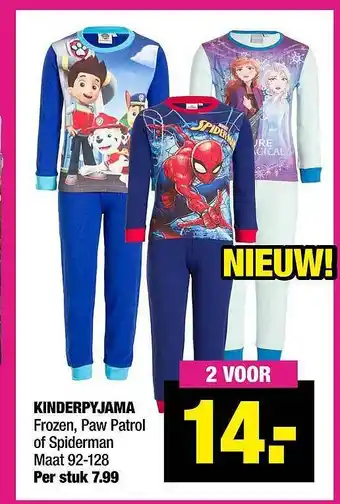 Big Bazar Kinderpyjama aanbieding