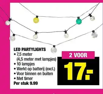 Big Bazar Led Partylights aanbieding