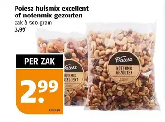 Poiesz Poiesz Huismix Excellent Of Notenmix Gezouten aanbieding