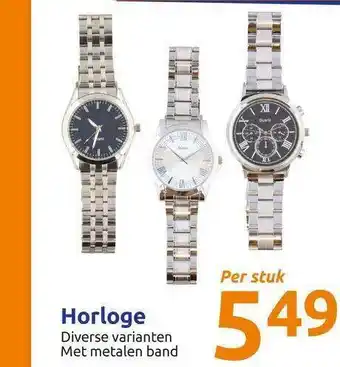 Action Horloge aanbieding